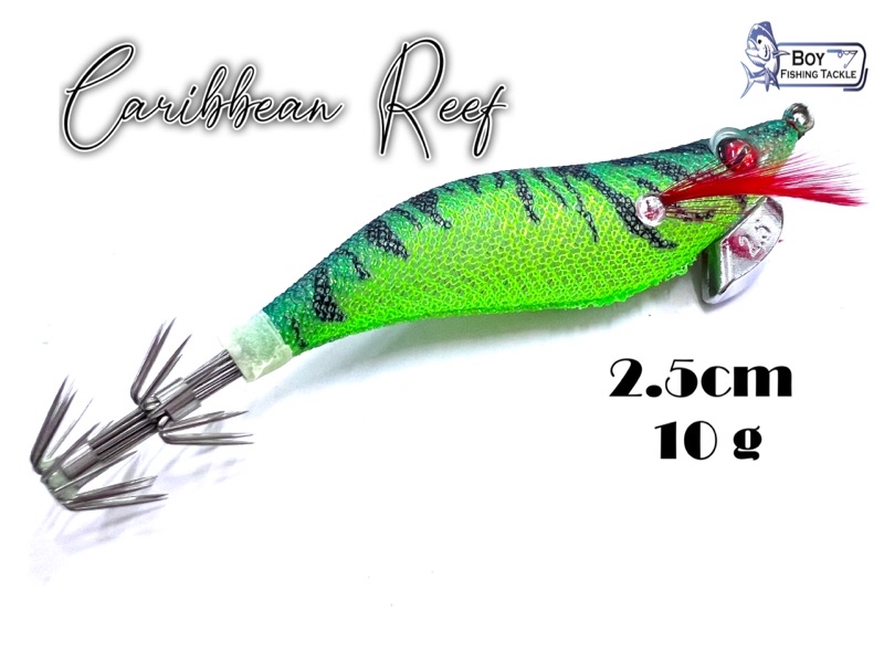 SEAHAWK YASHITA CARIBBEAN REEF CANDAT SOTONG EGING SQUID JIG 2.5 ซม. 10 ...