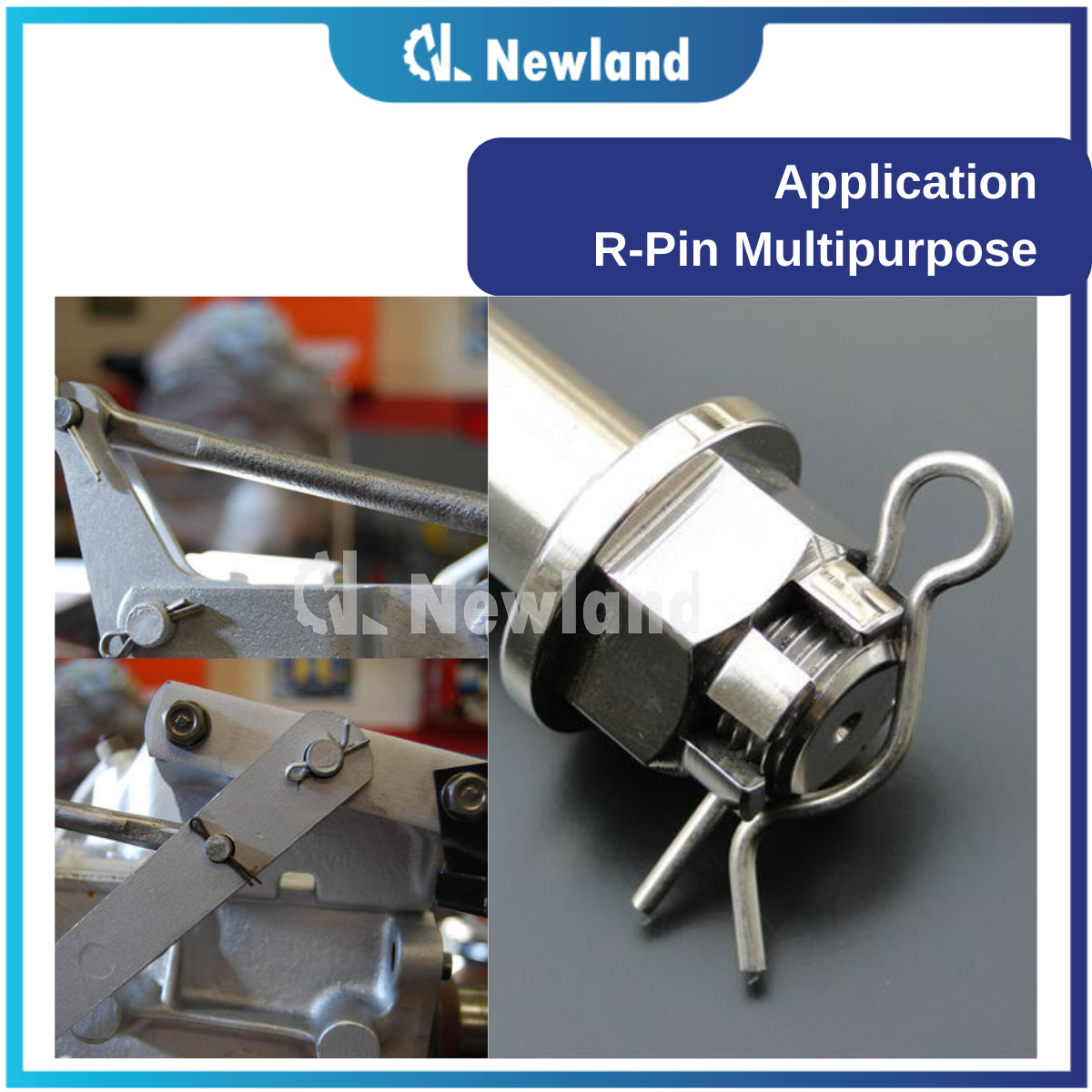 R-Pin อเนกประสงค์ / R-Clip / Hairpin Cotter Pin / Spring Pin Single ...