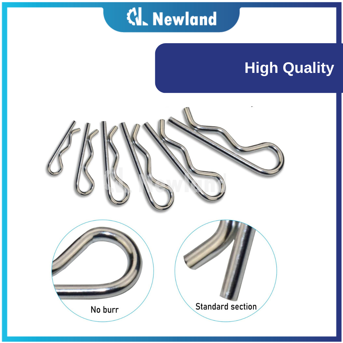 R-Pin อเนกประสงค์ / R-Clip / Hairpin Cotter Pin / Spring Pin Single ...