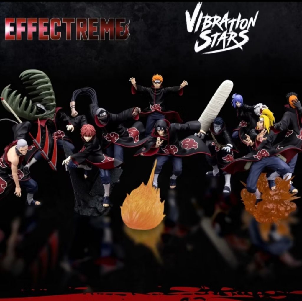 Banpresto Naruto Akatsuki-Vibration Star/Effectreme itachi,sori,tobi ...