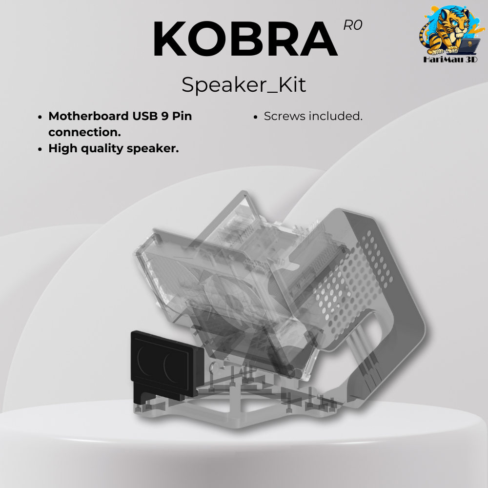 [ Kobra ] ITX PC Frame / Stand / Test Bench - วัสดุ PETG ( ITX Mobo ...