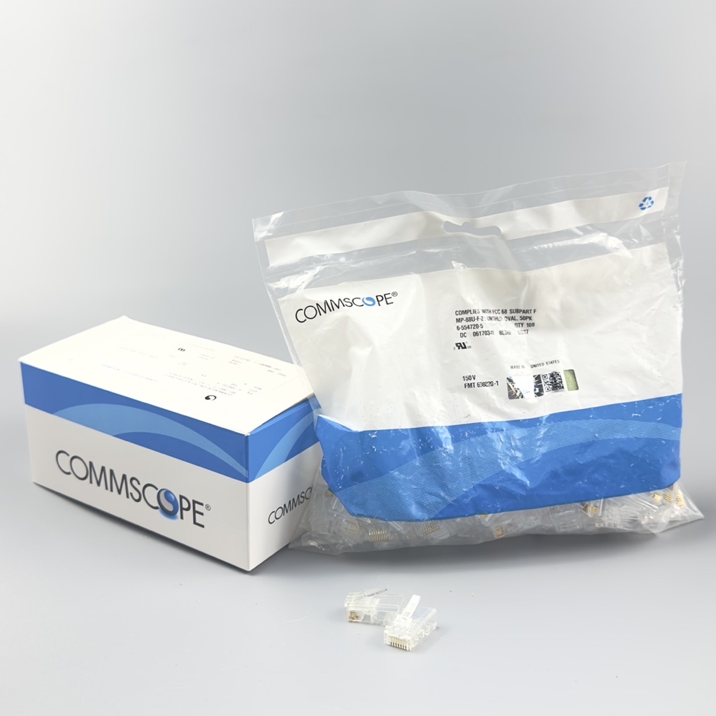 Commscope AmpNetnector RJ45 Network Plug UTP Lan Cat6 Modular Plug ...