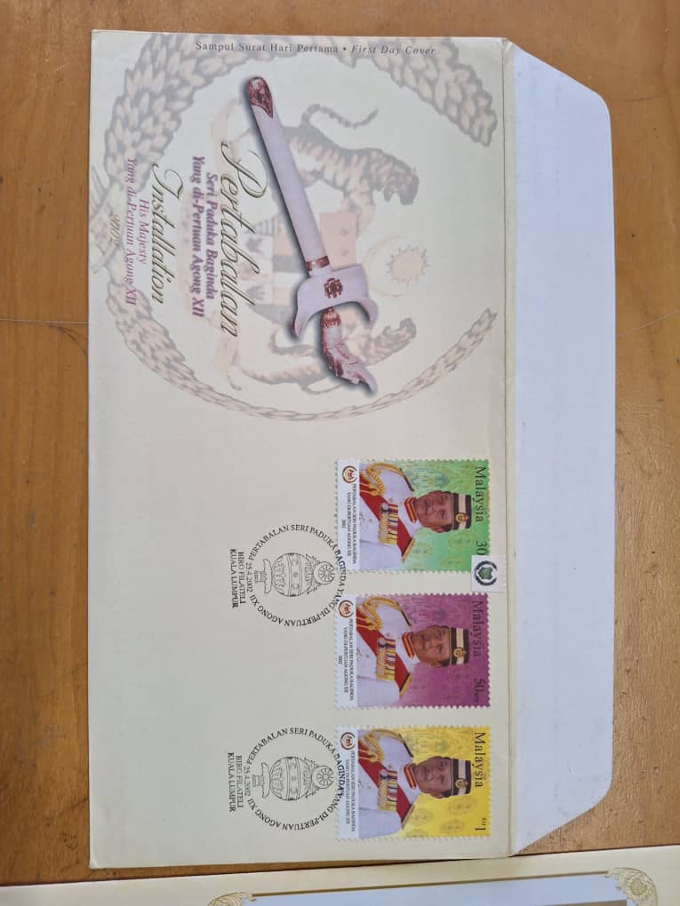 2002 Pertablan YDP Agong Tuanku Sied Sirahuddin Raja Perlis 3v Stamp ...