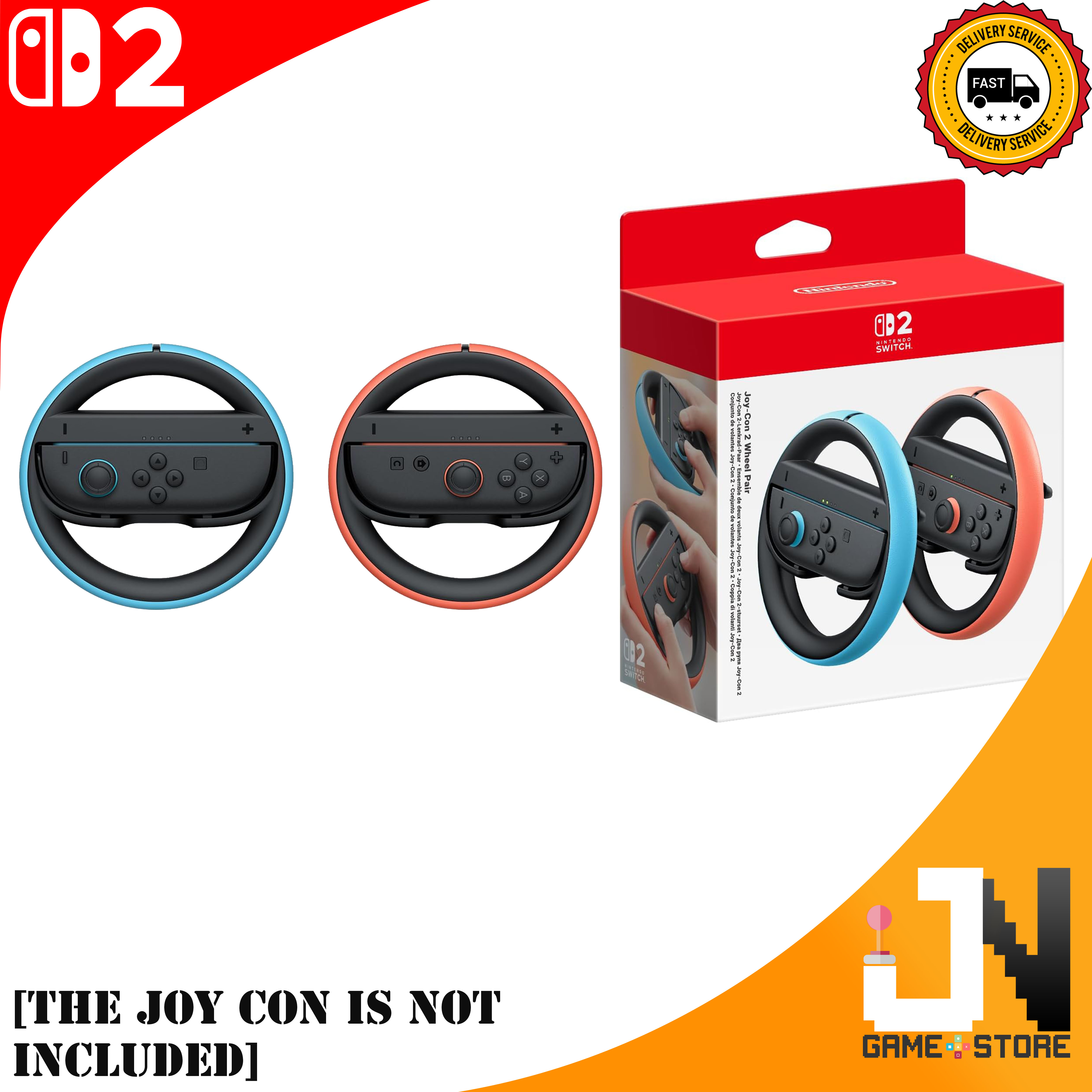 ด้ามจับพวงมาลัย Joy Con Racing อย่างเป็นทางการของ Nintendo Switch 2 ...