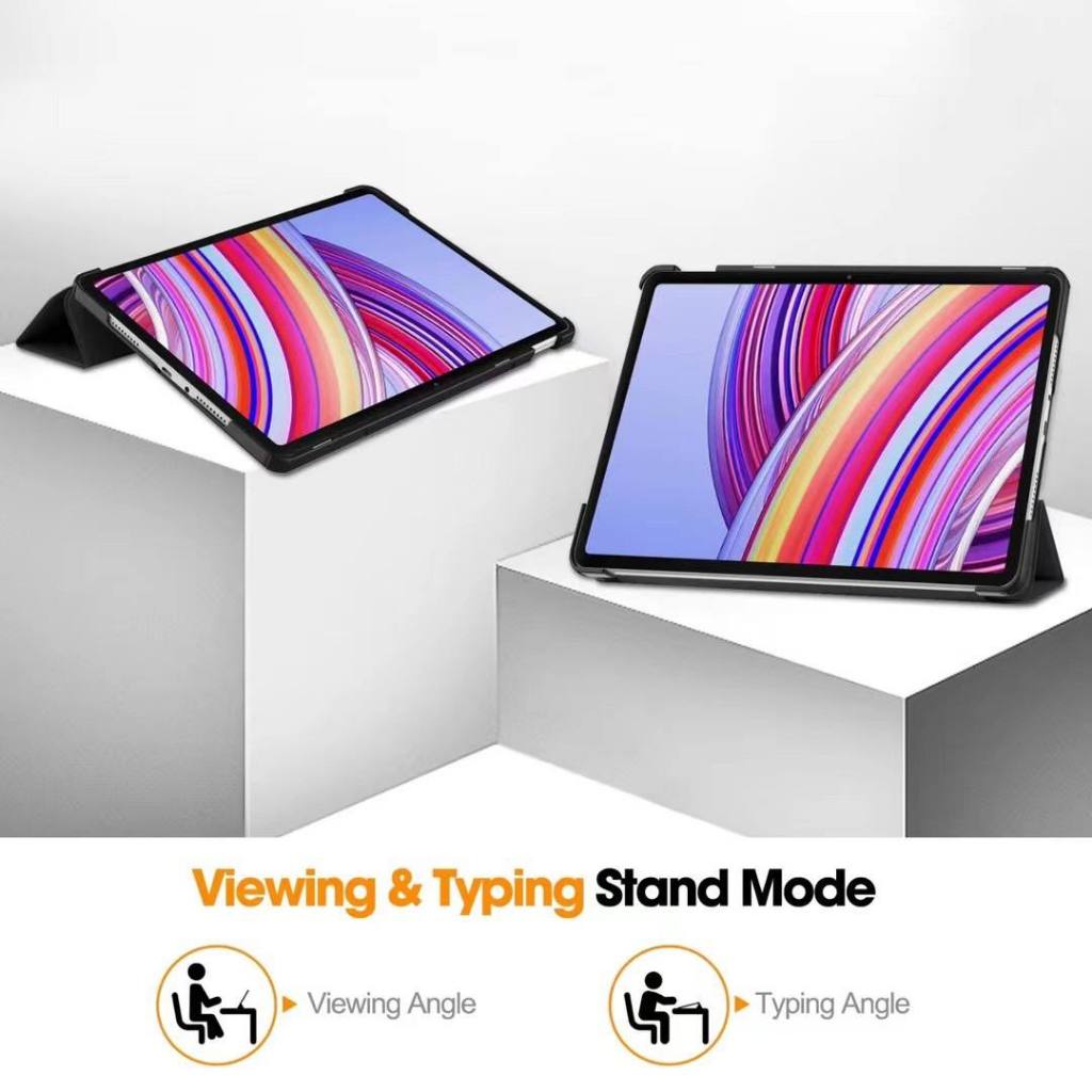 Redmi Pad 2 Pro 12.1 นิ้วหนัง PU สมาร์ทขาตั้งกรณี Redmi Pad 2Pro/Remi ...