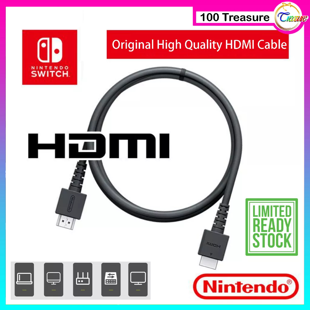 สาย Nintendo Switch HDMI โฮสต์ NS ความละเอียดสูงสําหรับ PS4 Xbox Series ...