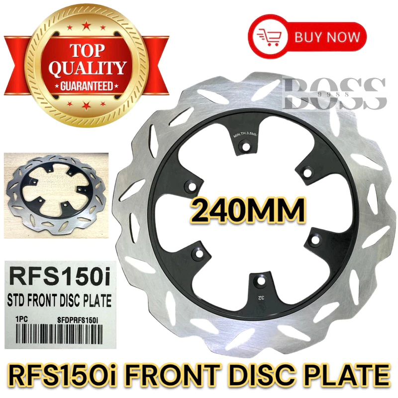 BENELLI RFS150i ดิสก์เบรกหน้า 240 มม. ดิสก์ PIRING BELAKANG | Shopee ...