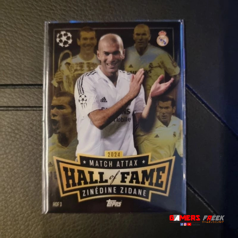 Topps Match Attax 20242025 Hall of Fame Chrome Zinedine Zidane Real