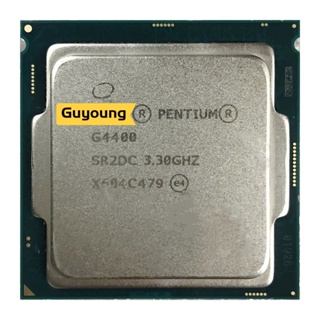หน่วยประมวลผล Pentium G4400 Dual Core 3.3GHz LGA 1151 TDP 54W 3MB Cache พร้อม HD Graphic 14nm เดสก์ท็อป CPU