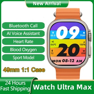 สมาร์ทวอทช์ บลูทูธ 49 มม. S8 Ultra Max Series 8 2.08 นิ้ว NFC Pk ZD8 MT8 DT8 H11 กันน้ํา สําหรับผู้ชาย ผู้หญิง เล่นกีฬา 2023
