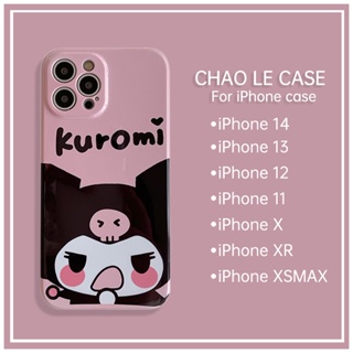 เคส iphone กันกระแทกสำหรับ iphone 13 pro 14 pro max เคสแข็ง iphone11 12 xs max xr x/xs Kuromi เคสโทรศัพท์น่ารัก