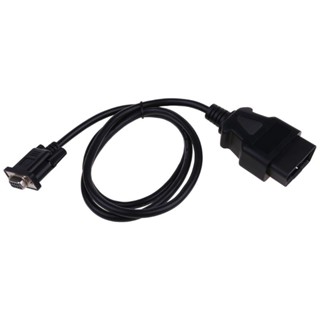 Edb* สายเคเบิลอะแดปเตอร์วินิจฉัยรถยนต์ OBD2 16Pin TO DB9 RS232