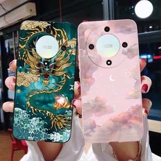 เคสโทรศัพท์มือถือ ซิลิโคนนุ่ม ลายมังกร หรูหรา สําหรับ Honor X9A 5G 2023 X9A X9A X9 A