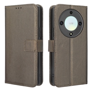 Honor X9A 5G เคส PU Leather Case เคสโทรศัพท์ Stand Wallet HonorX9A 5G เคสมือถือ Cover