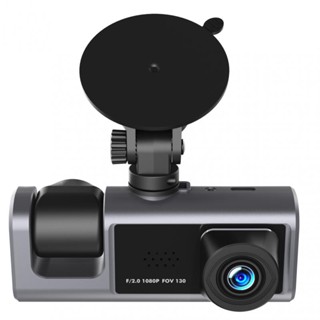 Dash Cam กล้องมองหลังรถยนต์ Gps Dashcam 2 นิ้ว บันทึกการจราจร Hd 1080P สามเลนส์ 24 ชั่วโมง จอดรถต่อเนื่อง เวอร์ชั่นกลางคืน Dvr