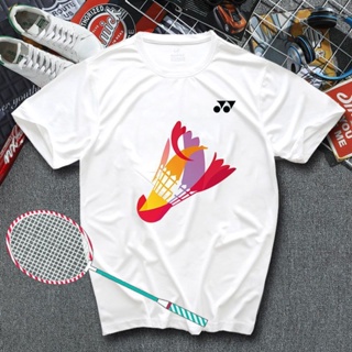 Yonex Quick drying short sleeved T-shirt  Mens Women‘s casual breathable sports badminton jacket Lin Dan competiti_01