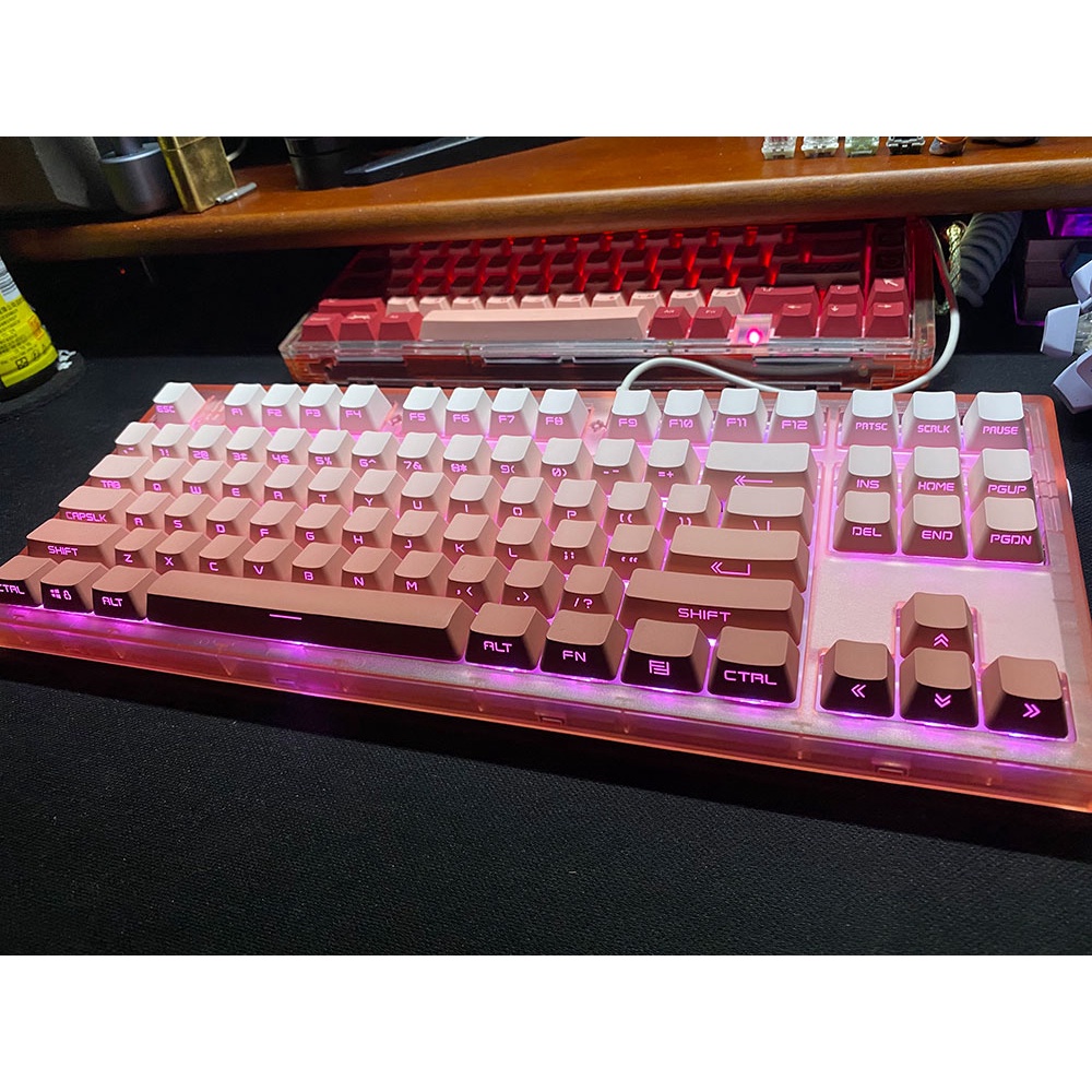 jkdk-blush-theme-oem-profile-pbt-keycap-gradient-font-through-light-font-backlighting