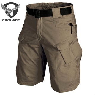 สินค้า Eaglade กางเกงขาสั้น สไตล์ยุทธวิธีคาร์โก้ สําหรับผู้ชาย IX7S.In สีน้ําตาล