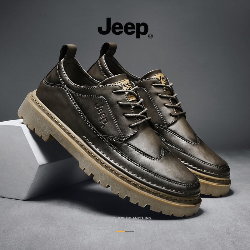ขายร้อนjeep-jeep-รองเท้าผู้ชาย-2023-ฤดูใบไม้ผลิใหม่ระบายอากาศได้ทั้งหมดตรงกับธุรกิจอย่างเป็นทางการสไตล์อังกฤษผู้ชายรองเ