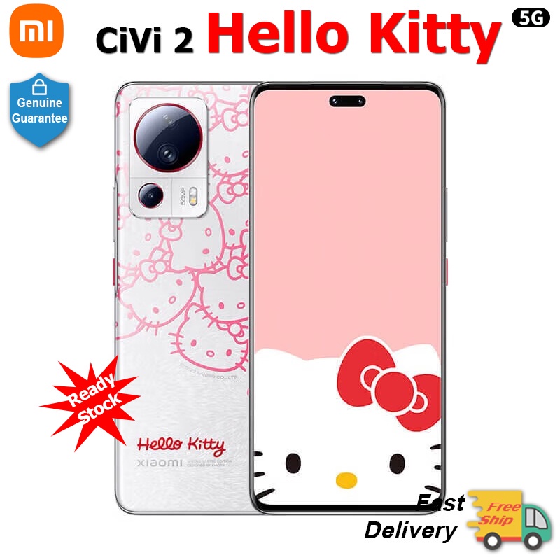 Used- โทรศัพท์มือถือ Xiaomi Civi 2 Hello Kitty Limited Edition 5G ...
