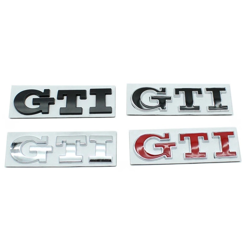 สติกเกอร์โลหะ-ลายโลโก้-gti-3d-สําหรับติดตกแต่งรถยนต์-gti-volkswagen-vw-polo-golf-r400-tcr-mk2-mk4-mk5-mk6-mk7