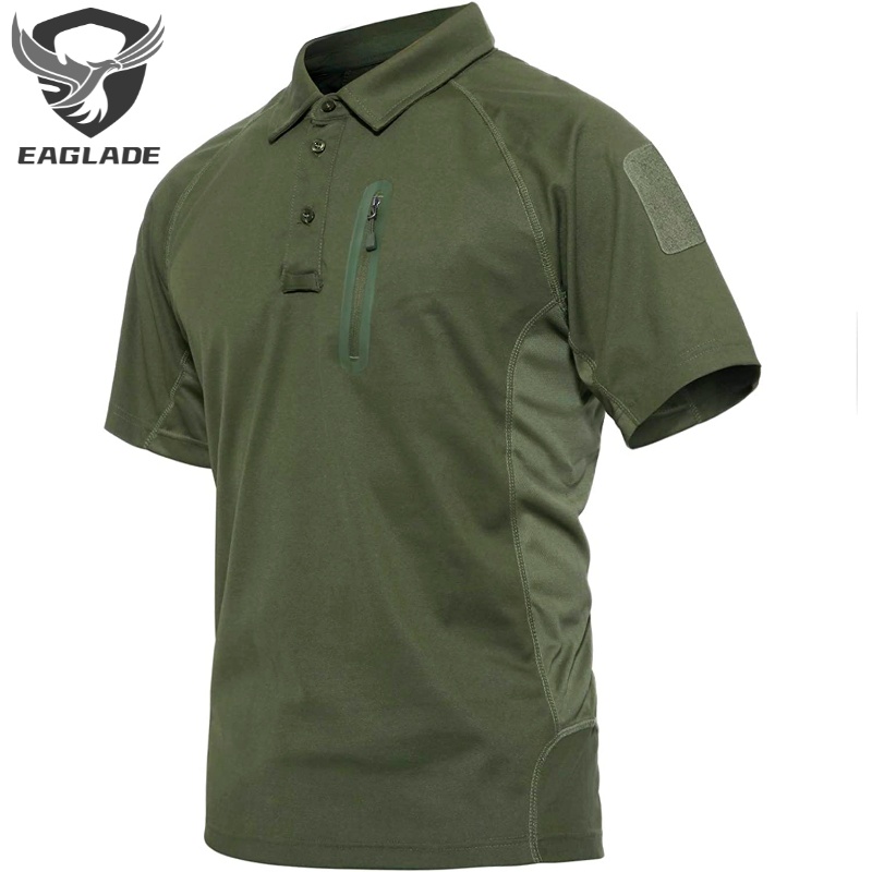 eaglade-เสื้อโปโลยุทธวิธี-แขนสั้น-ply25-สีเขียว