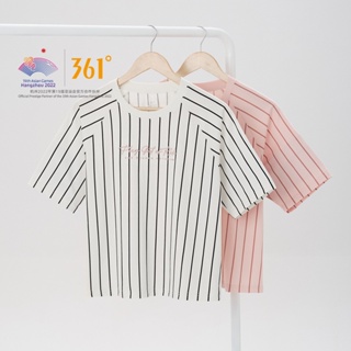 เสื้อยืดคอกลม แขนสั้น ผ้าฝ้าย ระบายอากาศ 361 องศา สีขาว สีชมพู สําหรับผู้หญิง 662329109