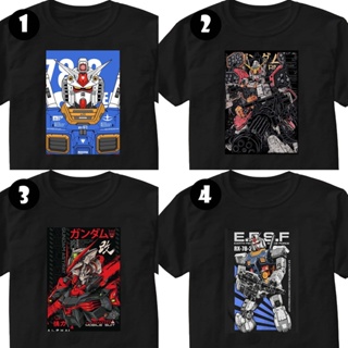 T548 GUNDAM Design Graphic Printed Tees White Black Tshirt for TEENS MEN WOMAN UNISEX_01