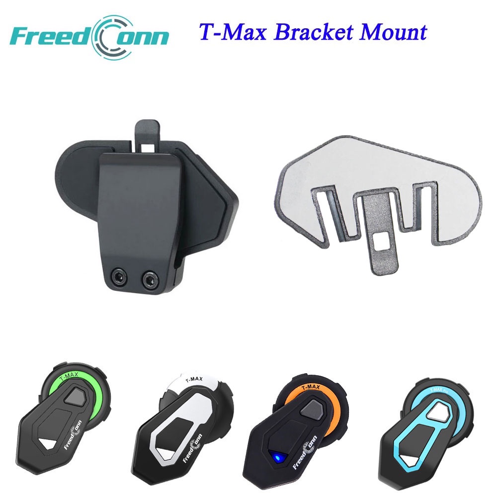 Freedconn T-MAX อุปกรณ์เมาท์ขาตั้งคลิปหนีบหมวกกันน็อค สําหรับ TMAX-S ...