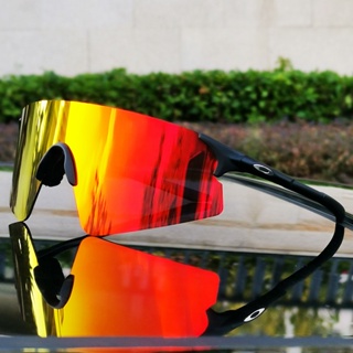 Evzero แว่นตากันแดด เลนส์โพลาไรซ์ 3 เฉดสี พร้อมเคส สําหรับผู้ชาย และผู้หญิง เหมาะกับการเล่นกีฬา ขี่จักรยานเสือภูเขา