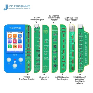 Jc V1SE โปรแกรมเมอร์ สําหรับโทรศัพท์ iP 7 8 X XS MAX 11 ProMAX 12 13 14 MINI ที่ละเอียดอ่อน สัมผัสสี ของแท้ ช็อตลายนิ้วมือ แบตเตอรี่โปรแกรมเมอร์