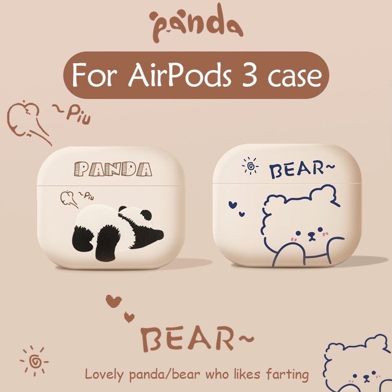 piu-panda-frosted-tpu-earphone-case-for-airpodspro2gen-case-cute-bear-earphone-case-2023-new-for-airpods3-earphone-case-compatible-with-airpodspro-case-airpods2gen-case