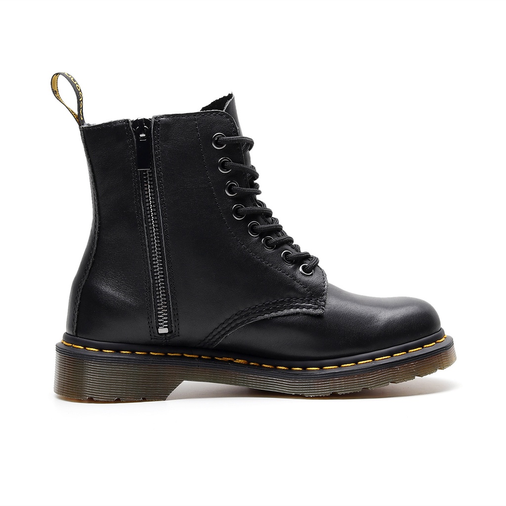 cod-คุณภาพสูง-dr-martens-goodyear-รองเท้าบูทมาร์ติน-หนัง-1460-แต่งซิปคู่-สําหรับผู้หญิง