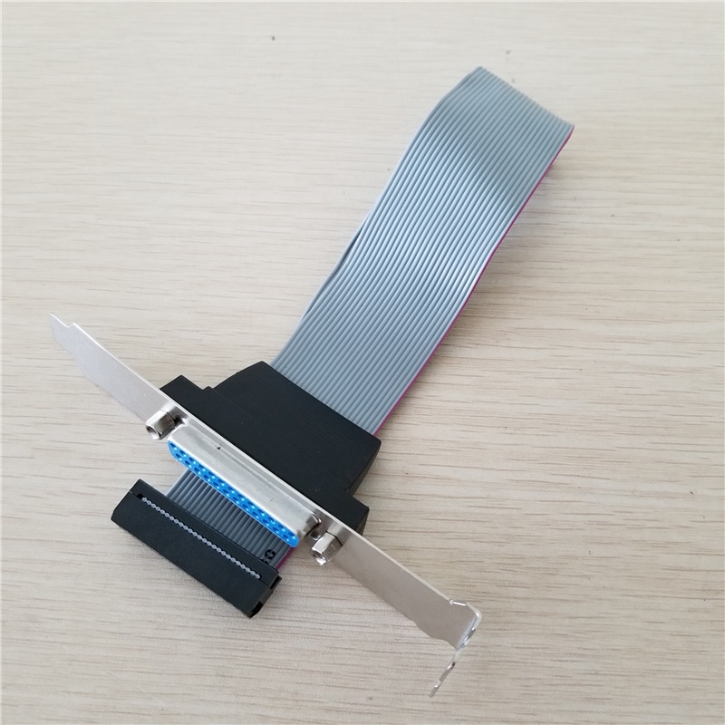 เมนบอร์ดภายใน-lpt-db25-25pin-พอร์ตพิมพ์-สายเคเบิลขนาน-30-ซม-สําหรับเครื่องพิมพ์-pc