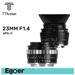 TTArtisan 23mm F1.4 แมนนวลโฟกัส APS-C เลนส์คงที่สําหรับ Canon M / Sony / Fuji X / M43 / Nikon Z / Canon RF / L เมาท์กล้องมิเรอร์เลส