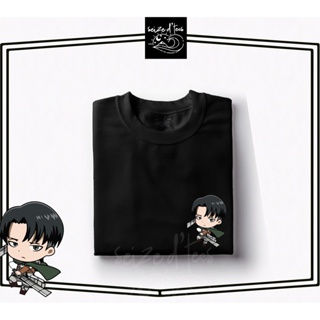 Attack On Titan AOT Levi chibi Anime Inspired Tees Unisex Tshirt for men and women - Seize D Tees_01