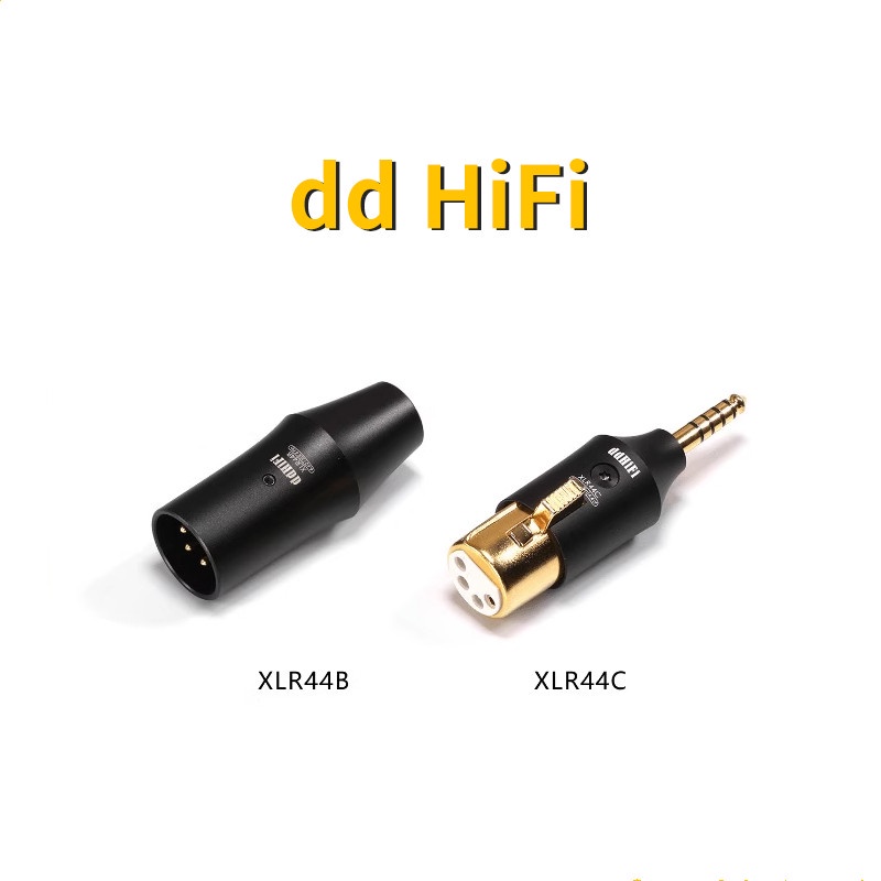 dd-ddhifi-xlr44b-2022-xlr44c-อะแดปเตอร์สายเคเบิ้ลหูฟัง-xlr-4pin-เป็น-4-4-มม-xlr-4pin-เป็นอุปกรณ์งอก-4-4-มม