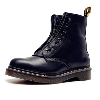 [COD] [คุณภาพสูง] Dr.martens Goodyear รองเท้าบูทมาร์ติน หนัง 1460 แต่งซิปคู่ สําหรับผู้หญิง