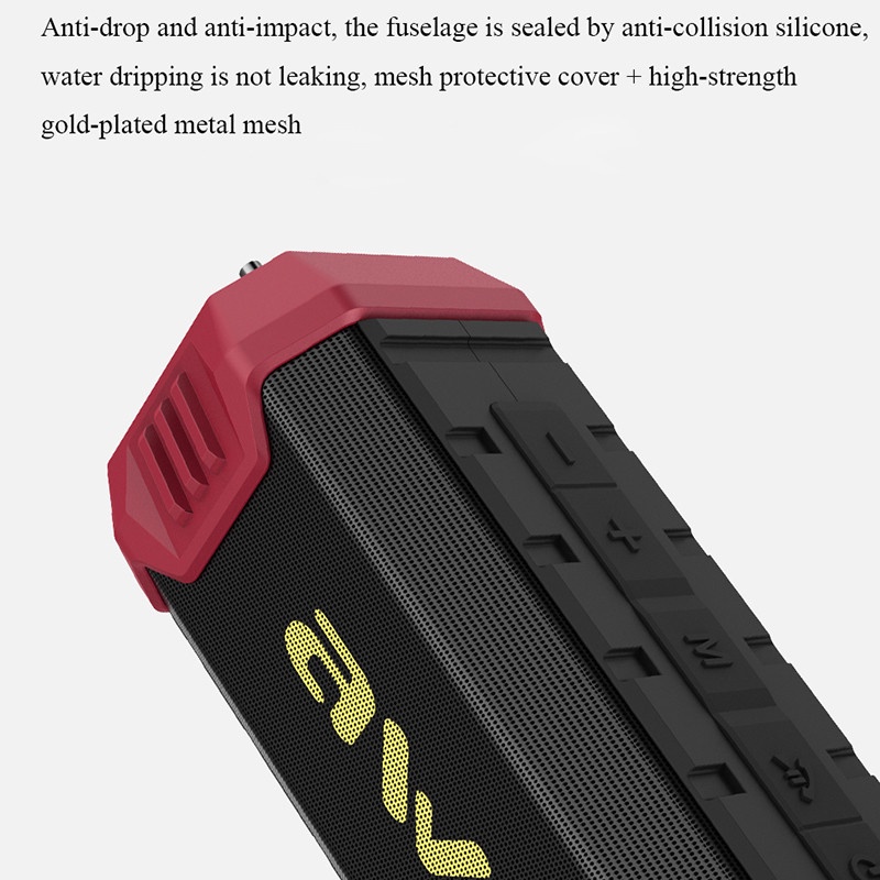 awei-y280-ลําโพงสเตอริโอไร้สาย-บลูทูธ-aux-tf-card-fm-กันน้ํา-แบบพกพา