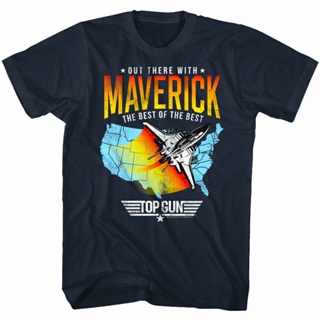 Top Gun Maverick Fighter Pilot USA Best of The Best Mens T Shirt Tom Cruise Jet 100% Cotton_11_01