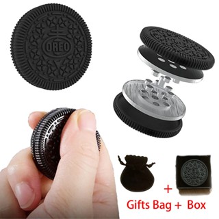 Oreo ของเล่นสปินเนอร์ โลหะ คลายเครียด EDC Haptic Spin คุกกี้จําลอง เสียงดัง ของขวัญ สําหรับเด็ก และผู้ใหญ่ ออฟฟิศ