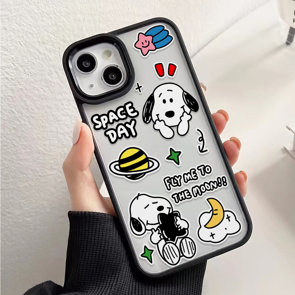 เคสโทรศัพท์มือถืออะคริลิค-แบบแข็ง-ลายการ์ตูนสนูปปี้น่ารัก-สําหรับ-iphone-14promax-11-13-12-7plus-8-x-xs-max