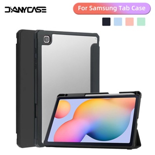 ภาพหน้าปกสินค้าDanycase เคสใส พร้อมช่องใส่ปากกา สําหรับ Samsung Tab S6 Lite 10.4 นิ้ว P613 P615 P619 ที่เกี่ยวข้อง