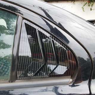 ฝาครอบหน้าต่างรถยนต์ คาร์บอนไฟเบอร์ สําหรับ Mitsubishi Lancer EX X Evo 2008-2018 2x