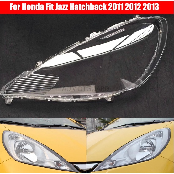 ฝาครอบไฟหน้ารถยนต์-แบบเปลี่ยน-สําหรับ-honda-fit-jazz-hatchback-2012-2013