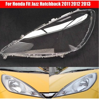 ฝาครอบไฟหน้ารถยนต์ แบบเปลี่ยน สําหรับ Honda Fit Jazz Hatchback 2012 2013