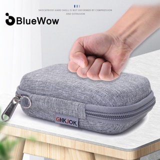 【COD】BlueWow Waterproof  Earphone Storage Bag /Hard Shell Digital Gadgets Case  Travel Organizer Portable Cable Storage Portable .