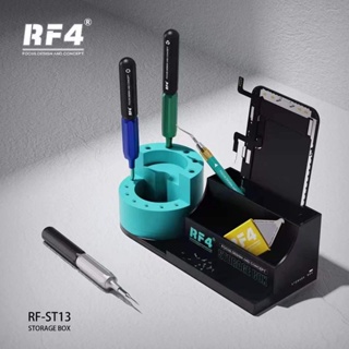 Rf4 RF-ST13 มัลติฟังก์ชั่น กล่องเก็บไขควง แหนบ อะไหล่ แม่เหล็กจัดระเบียบ ซ่อมโทรศัพท์มือถือ เครื่องมือช่าง