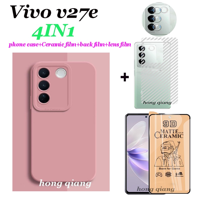 4-in1-เคสโทรศัพท์มือถือ-ซิลิโคนนุ่ม-ลายดวงตานางฟ้า-สีแคนดี้-พร้อมฟิล์มเซรามิค-ฟิล์มเลนส์-ฟิล์มด้านหลัง-สําหรับ-vivo-v27e-v25-5g-v25e