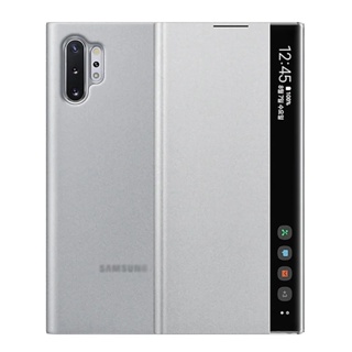 ของแท้ ฝาครอบกระจกมองหลัง แบบฝาพับอัจฉริยะ สําหรับ Samsung Galaxy Note10 Plus Note10